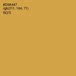 #D3A447 - Roti Color Image