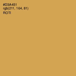 #D3A451 - Roti Color Image