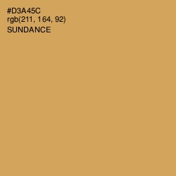 #D3A45C - Sundance Color Image