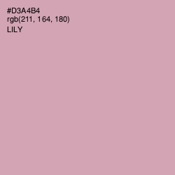 #D3A4B4 - Lily Color Image