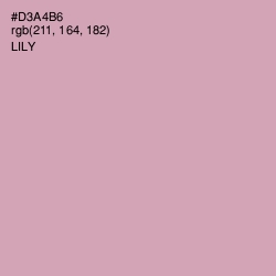 #D3A4B6 - Lily Color Image