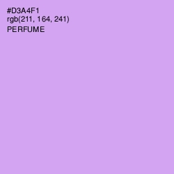 #D3A4F1 - Perfume Color Image