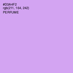 #D3A4F2 - Perfume Color Image