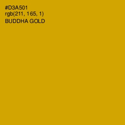 #D3A501 - Buddha Gold Color Image