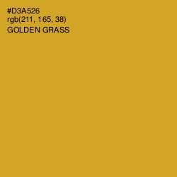 #D3A526 - Golden Grass Color Image