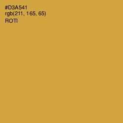 #D3A541 - Roti Color Image
