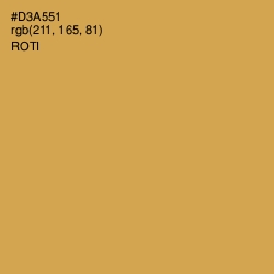 #D3A551 - Roti Color Image