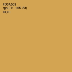 #D3A553 - Roti Color Image
