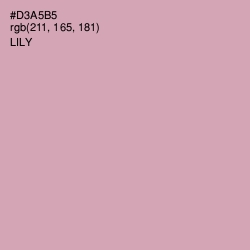 #D3A5B5 - Lily Color Image