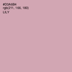 #D3A6B4 - Lily Color Image