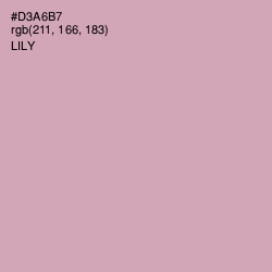 #D3A6B7 - Lily Color Image