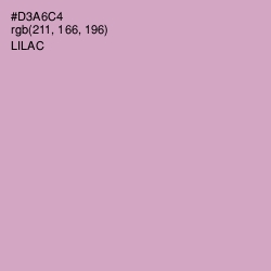 #D3A6C4 - Lilac Color Image