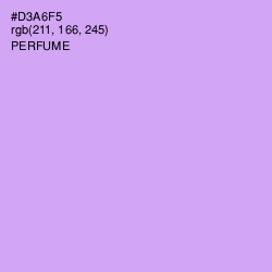 #D3A6F5 - Perfume Color Image