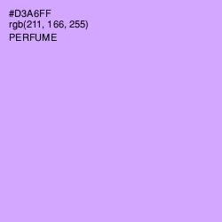 #D3A6FF - Perfume Color Image