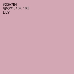 #D3A7B4 - Lily Color Image