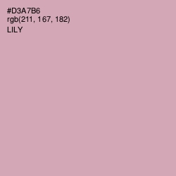 #D3A7B6 - Lily Color Image