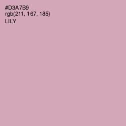 #D3A7B9 - Lily Color Image