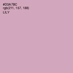 #D3A7BC - Lily Color Image