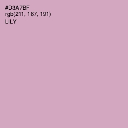 #D3A7BF - Lily Color Image