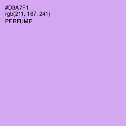 #D3A7F1 - Perfume Color Image