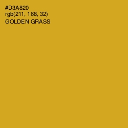 #D3A820 - Golden Grass Color Image