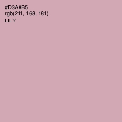 #D3A8B5 - Lily Color Image