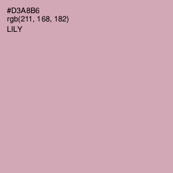 #D3A8B6 - Lily Color Image