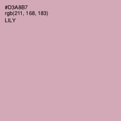#D3A8B7 - Lily Color Image