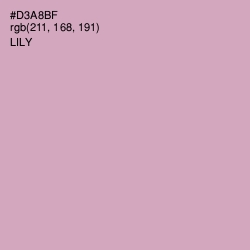 #D3A8BF - Lily Color Image