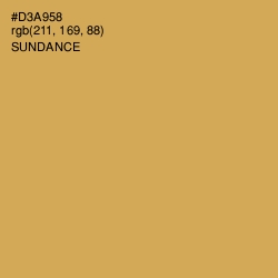 #D3A958 - Sundance Color Image