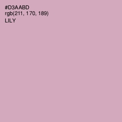 #D3AABD - Lily Color Image