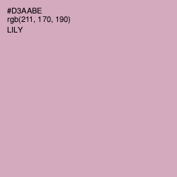 #D3AABE - Lily Color Image