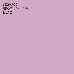 #D3AAC5 - Lilac Color Image