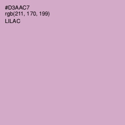 #D3AAC7 - Lilac Color Image