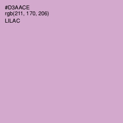 #D3AACE - Lilac Color Image