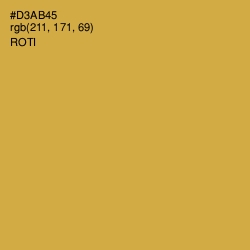 #D3AB45 - Roti Color Image