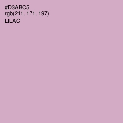 #D3ABC5 - Lilac Color Image