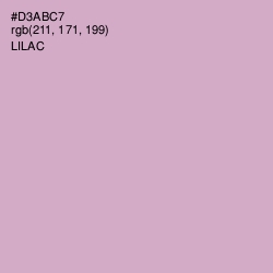 #D3ABC7 - Lilac Color Image