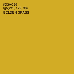 #D3AC26 - Golden Grass Color Image