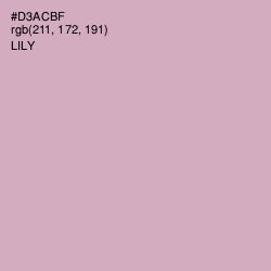#D3ACBF - Lily Color Image