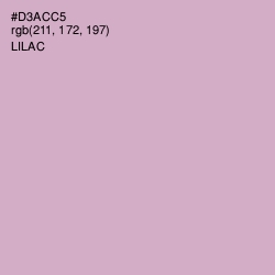 #D3ACC5 - Lilac Color Image