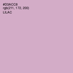 #D3ACC8 - Lilac Color Image