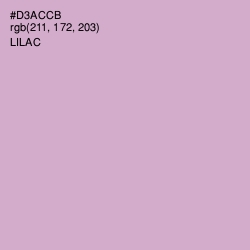 #D3ACCB - Lilac Color Image