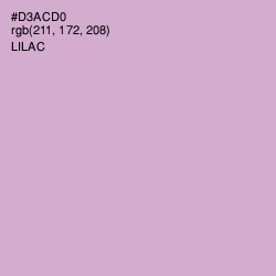 #D3ACD0 - Lilac Color Image