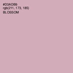 #D3ADB9 - Blossom Color Image