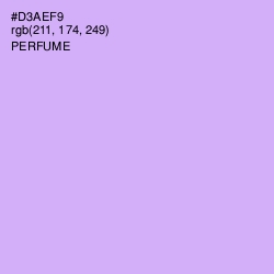 #D3AEF9 - Perfume Color Image