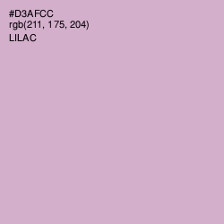 #D3AFCC - Lilac Color Image