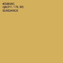 #D3B05C - Sundance Color Image