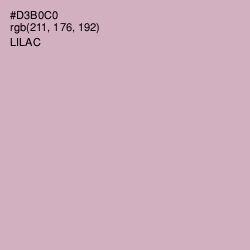 #D3B0C0 - Lilac Color Image