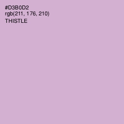 #D3B0D2 - Thistle Color Image
